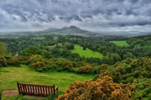 View of the Cheviot Hills - seasonal activities to do all year round in Northumberland